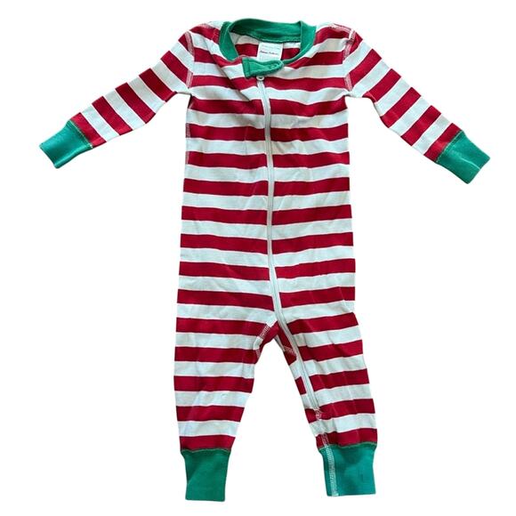 ❤️5/$25❤️ Hanna Andersson 6-12mo Zip Onesie - Picture 1 of 3
